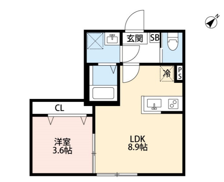 Contel 湊町(コンテルミナトチョウ)の間取り