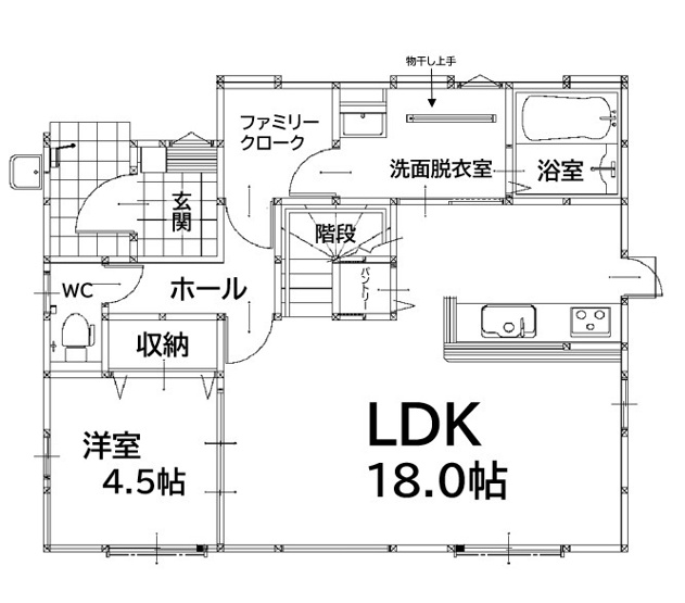 【間取り】 | 北九州市八幡西区木屋瀬東2丁目1期1号棟