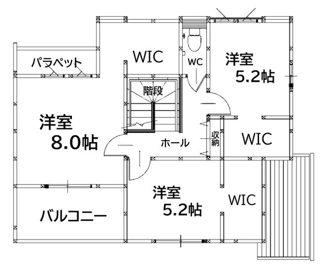 【間取り】 | 北九州市八幡西区木屋瀬東2丁目1期1号棟