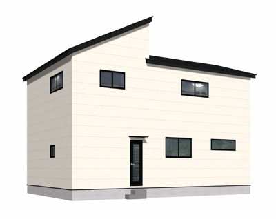 【外観パース】 | 直方市大字感田14期2号棟 | 外観パースです