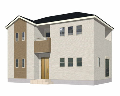 【外観パース】 | 直方市大字感田14期1号棟 | 外観パースです