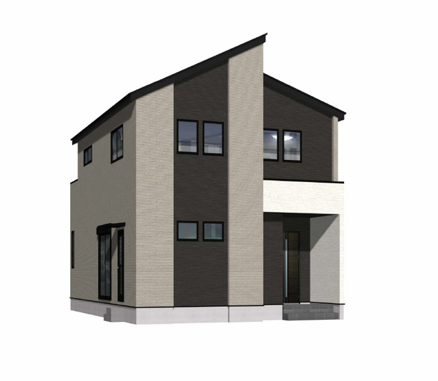 【外観パース】 | 北九州市八幡西区若葉1丁目1期2号棟 | 外観パースです