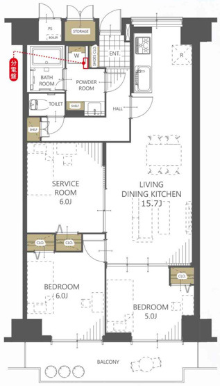 【間取り】 | ローレルハイツ南福岡 | 間取り図です☆
