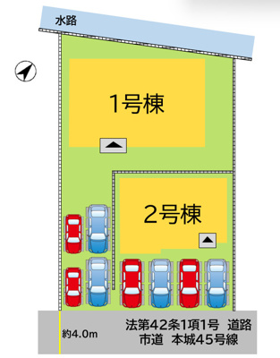 【区画図】 | 北九州市八幡西区本城3丁目2期2号棟