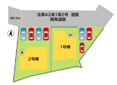 【区画図】 | 北九州市八幡西区木屋瀬東2丁目1期1号棟