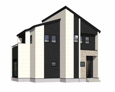 【外観パース】 | 北九州市八幡西区若葉1丁目1期1号棟 | 外観パースです