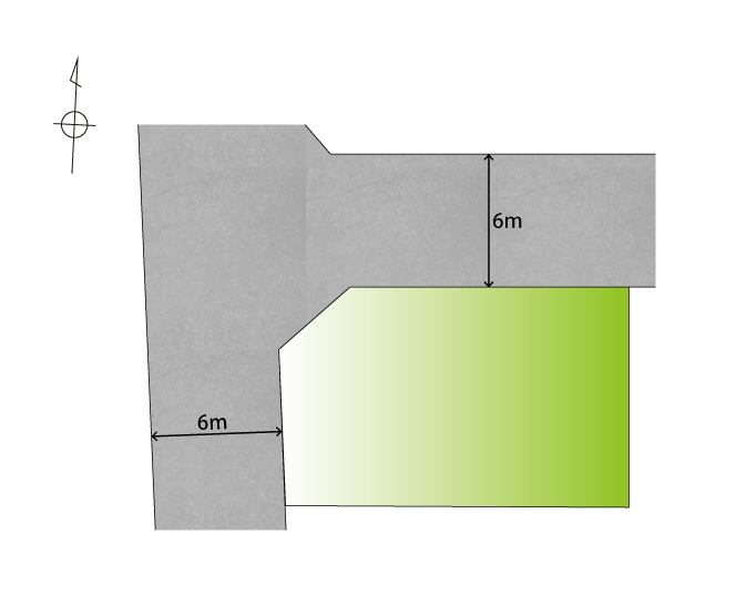 津秦1区画（138-15）・新築戸建の区画図