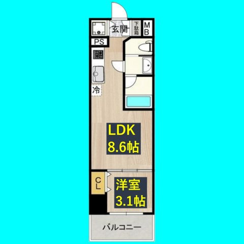セノアタワー泉の間取り