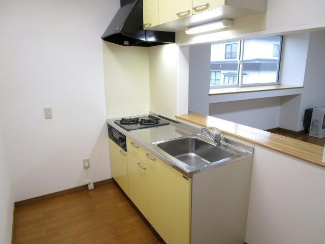 ハスコート大町のキッチン