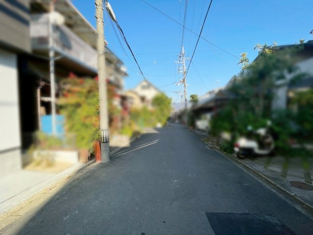 大宮西野山町の前面道路含む現地写真