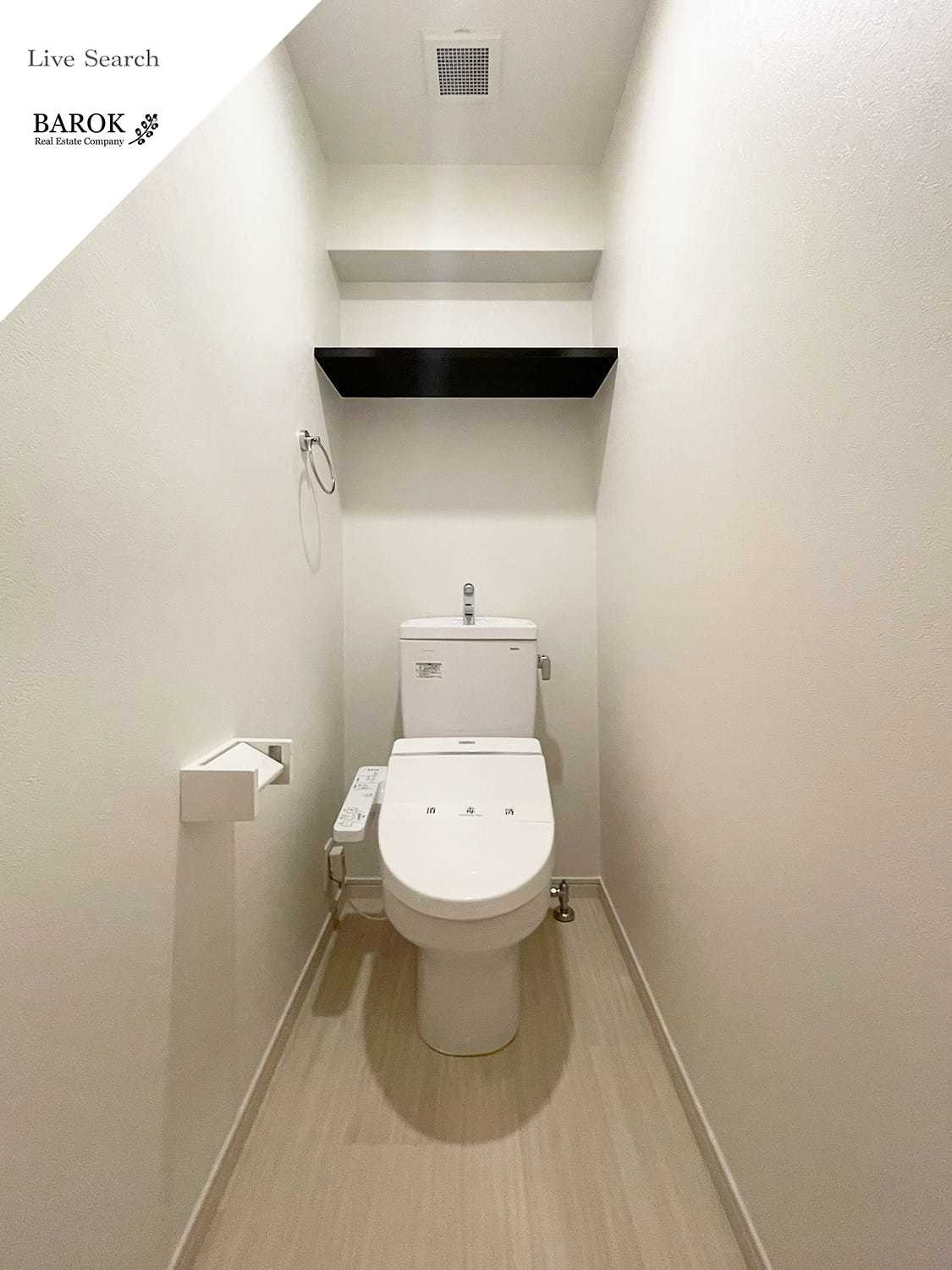 福岡市博多区千代２丁目の賃貸マンションのトイレ