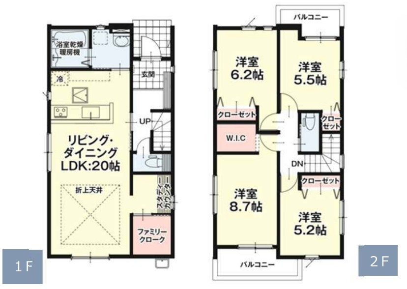 那珂川市今光1期の間取り