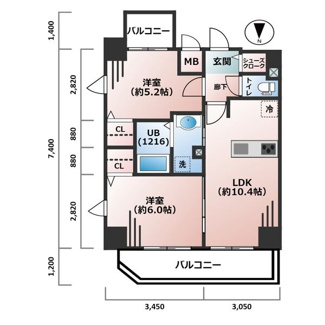 【間取り】 | スワンズ心斎橋EAST