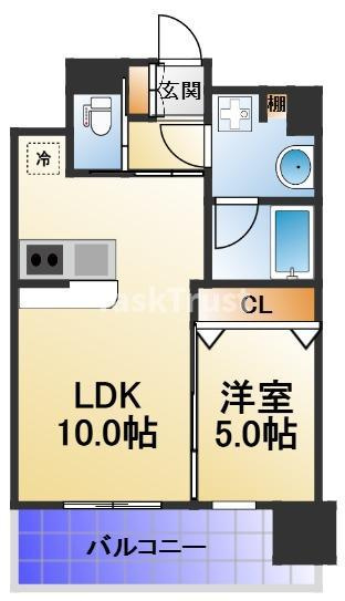 【間取り】 | プレジオ都島ASIAN