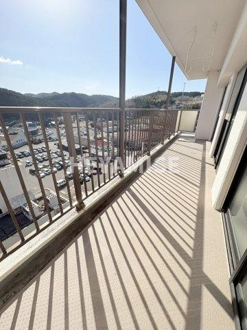 ブルーハイツ諫早のバルコニー