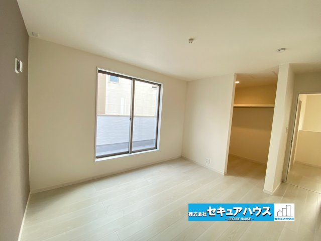 【同施工物件ご案内可能】知多市金沢字郷中　全4棟の収納|【収納】
◆たくさん収納できます♪
◆WICなので、衣類から小さい荷物・大きい荷物と利用可能です♪