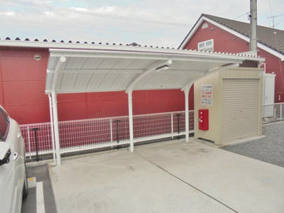 【その他共用部分】 | ルチア | 屋根付駐輪場