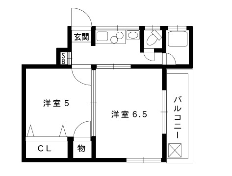 井上ハイツの間取り