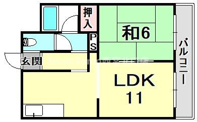 ロイヤルメゾン甲子園口Ⅲの間取り
