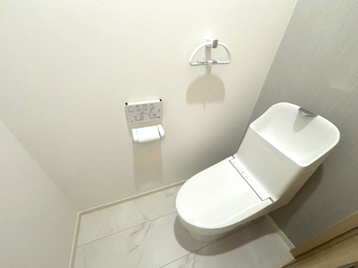 南区宇品御幸4丁目のトイレ|2階にもトイレを設置。夜間や忙しい朝も混み合わず、家族みんなが快適です。