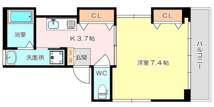 KSマンションの間取り