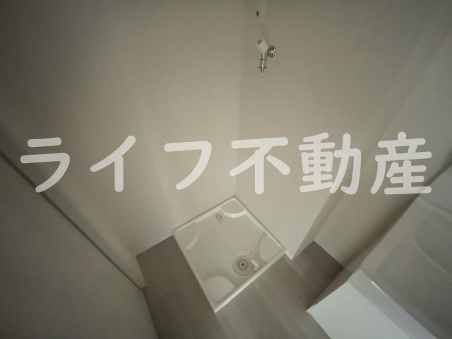 アイエア長瀬の洗面所|広い洗面スペース