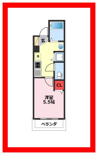 ラフィネの間取り