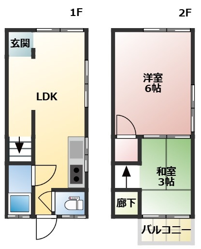 GOA観音新町の間取り