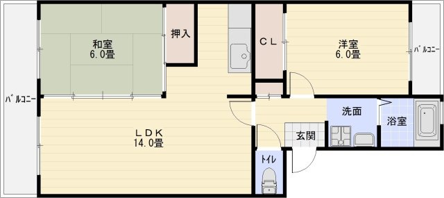 グレープコートの間取り
