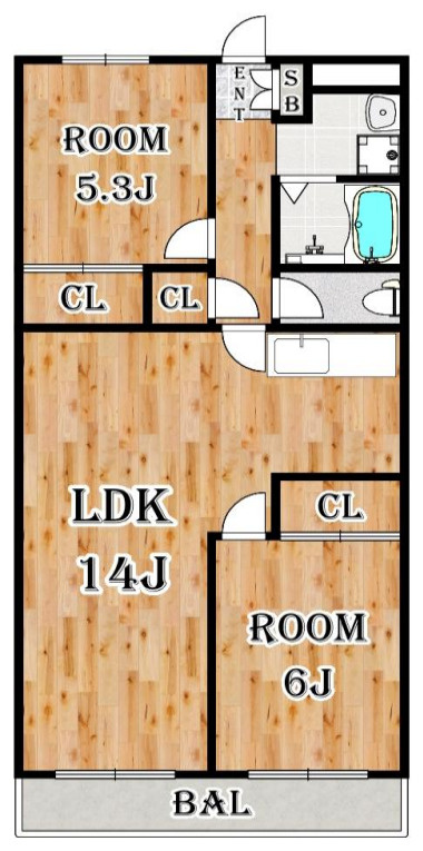 リアライズ市川原木 の間取り
