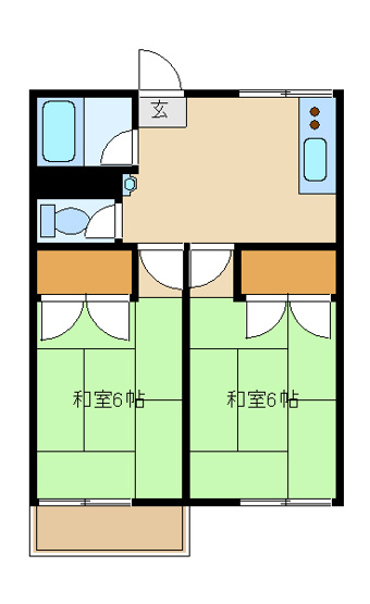 【間取り】 | 新富ハイム