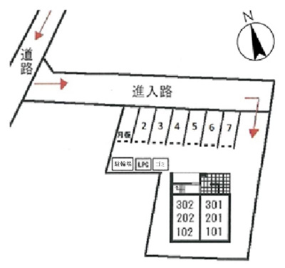 【区画図】 | レジデンス鹿田