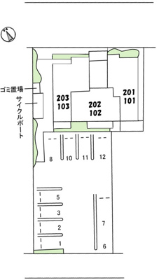 【駐車場】 | シャーメゾンコンソラータ