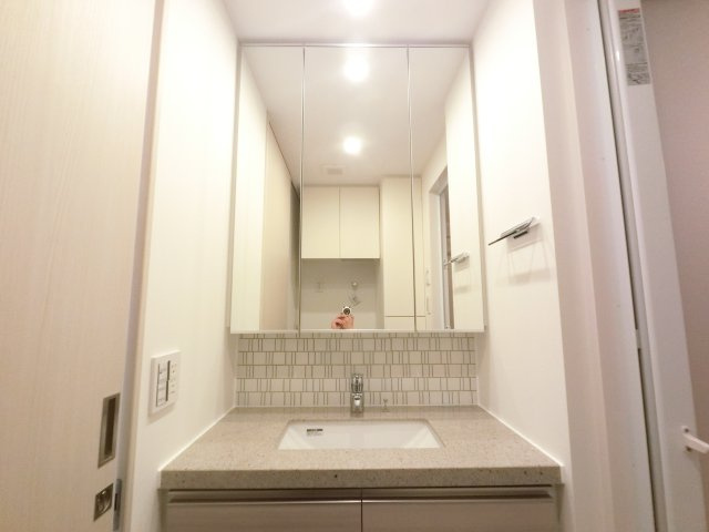 ザ・パークハビオ行徳駅前の独立洗面台