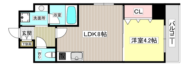 【間取り】 | 西宮北口プライマリーワン