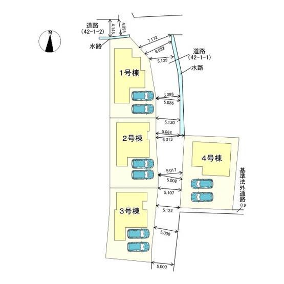 【間取り】 | 揖保郡太子町東南3期/全4棟
