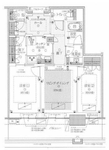 グラングリーン大阪 THE NORTH RESIDENCEの間取り