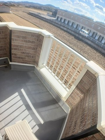 ブリーゼＡのバルコニー