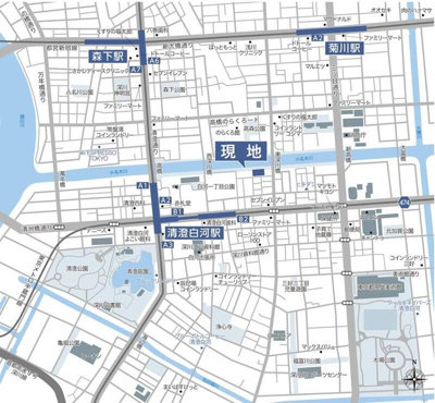 【地図】 | ルフォンプログレ清澄白河プレミア