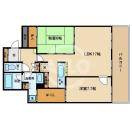 【間取り】 | サンクタスタワー心斎橋ミラノグランデ　堀江小学校区 | サンクタスタワー心斎橋ミラノグランデ　開放感ある間取り