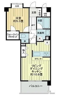 【間取り】 | ボヌール目白台
