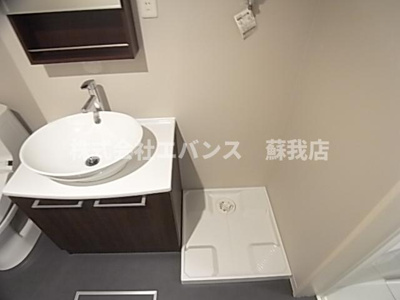 【洗面所】 | アンビエンテ千葉EAST館 | 脱衣スペースもあります