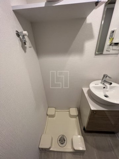 【洗面所】 | エスリードレジデンス本町パークフロント | エスリードレジデンス本町パークフロント　室内洗濯機置き場