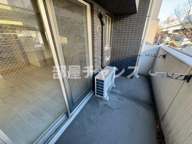 名古屋市中区栄５丁目の賃貸マンションのバルコニー