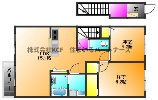 アザレア梅満の間取り
