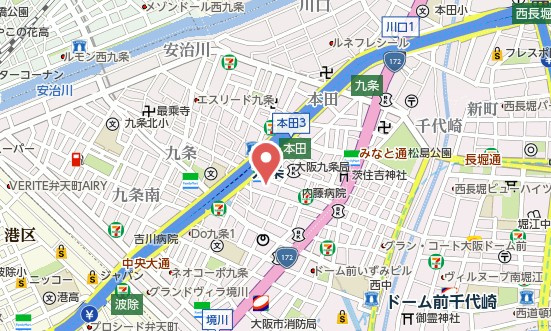 【地図】 | ファーストフィオーレ九条