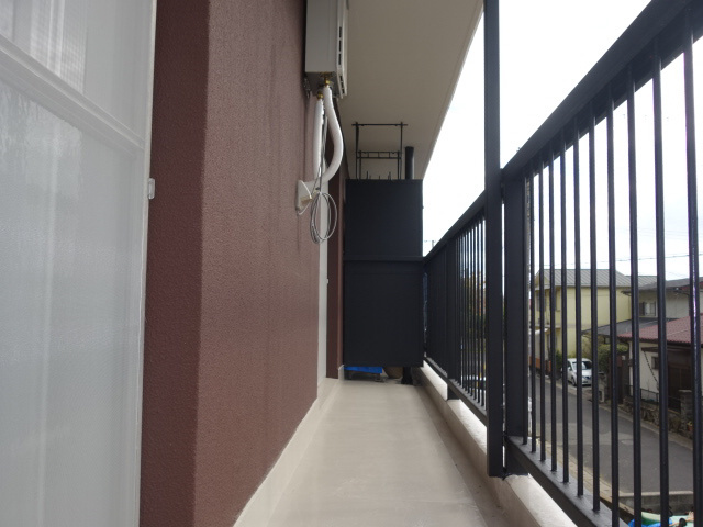 高津橋農住団地Ｅ棟のバルコニー
