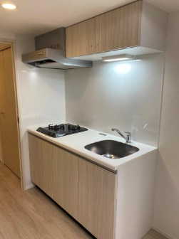 パティーナ蒲田のキッチン|2口ガスシステムキッチン