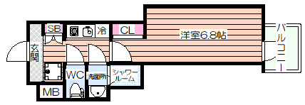 【間取り】 | ファーストフィオーレ九条Ⅱ