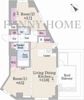 【間取り】 | アーバンプレミア池尻大橋
